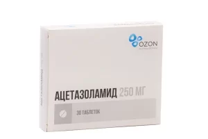 Acetazolamide 250 mg - [30 tablets]