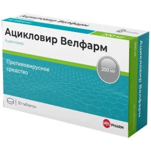 Aciclovir Velfarm 200 mg - [30 tablets]