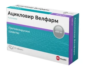 Aciclovir Velfarm 400 mg - [20 tablets]