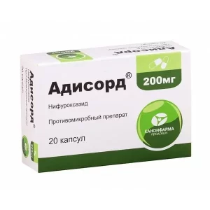 Nifuroxazide (Adisord) 200 mg - [20 capsules]