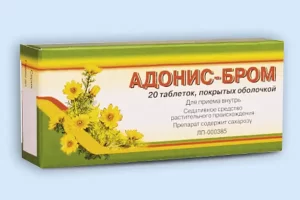 Kalium bromatum, Adonis spring herb (Adonis-Brom) - [25 tablets]