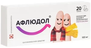 Umifenovir (Afludol) 100 mg - [20 tablets]