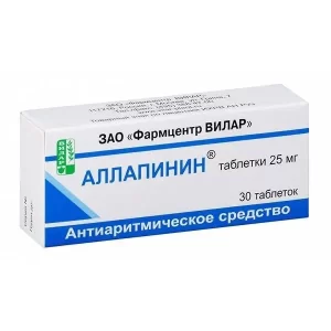 Lappaconitine hydrobromide (Allapinin) 25 mg - [30 tablets]