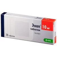 Enap-N 10 mg + 25 mg [20 tablets]