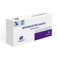 Fluoxetine 20 mg - [30 capsules]