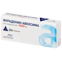 Nitrofurantoin (Furadonin Avexima) 100 mg - [20 tablets]