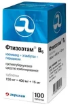 Ethambutol, isoniazid, pyridoxine (Phthizoetham B6) - [100 tablets]