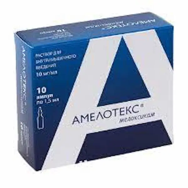 Meloxicam (Amelotex) injections 10 mg/ml 1.5 ml - [10 ampoules]