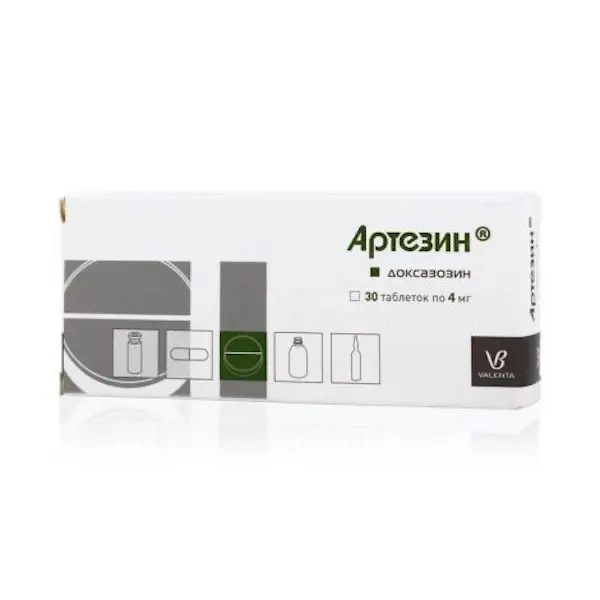 Doxazosin (Artezine) 4 mg - [30 tablets]