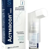 Ipratropium bromide, fenotero (Astmasol neo) aerosol 20 mcg/dose+50 mcg/dose - [200 doses]