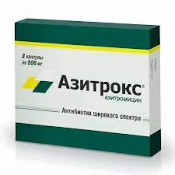Azithromycin (Azithrox) 500 mg - [3 capsules]