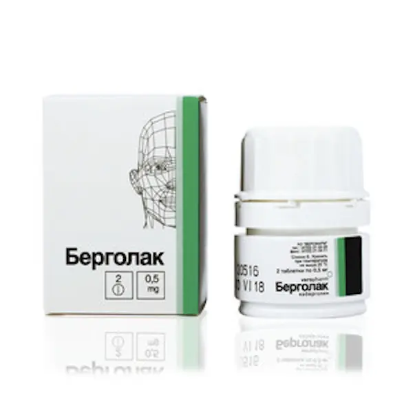Cabergoline (Bergolak) - [2 tablets]