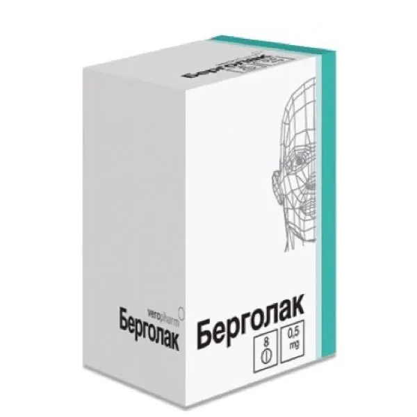 Cabergoline (Bergolak) - [8 tablets]