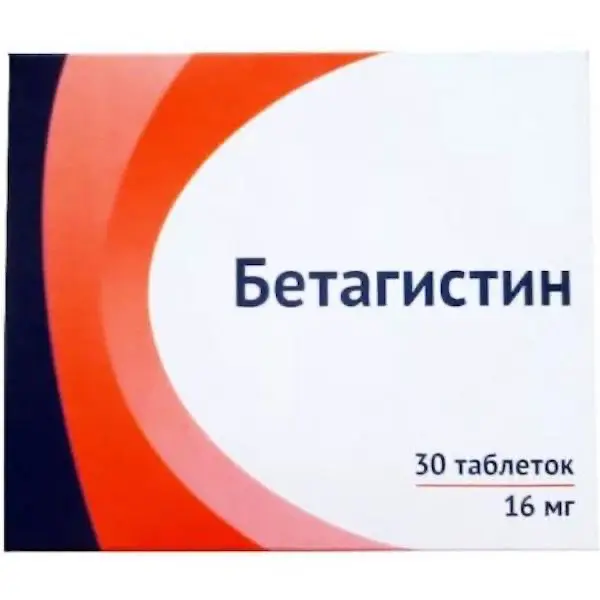 Betahistine 16 mg - [30 tablets]