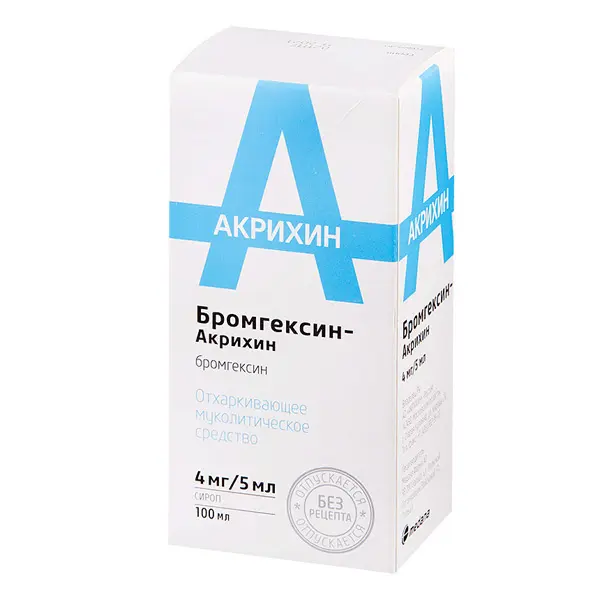 Bromhexine syrup 4 mg/5 ml - [100 ml vial]