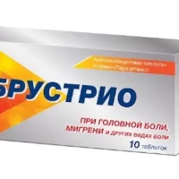 Paracetamol, acetylsalicylic acid, caffeine (Brustrio) - [10 tablets]