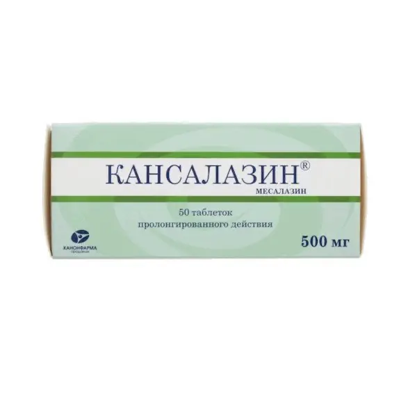 Mesalazine (Kansalazine) 500 mg - [50 tablets]