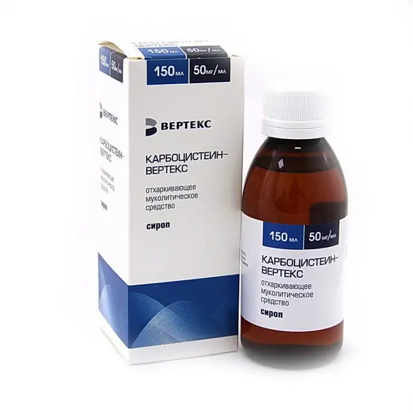 Carbocisteine syrup 50 mg/ml - [150 ml vial]