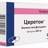 Choline alfoscerate (Cereton) 400 mg - [14 capsules]