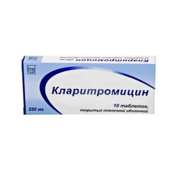 Clarithromycin 250 mg - [14 tablets]
