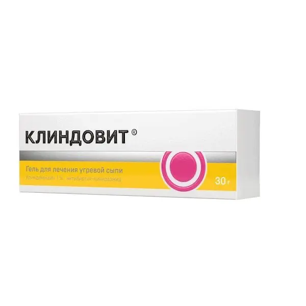 Clindamycin (Clindovit) gel 1% - [30 g tube]
