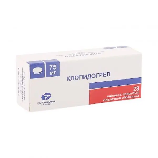 Clopidogrel 75 mg - [28 tablets]