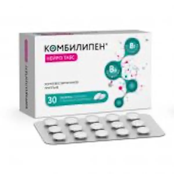 Pyridoxine, benfotiamine (Combilipen Neuro Tabs) 100 mg + 100 mg - [60 tablets]