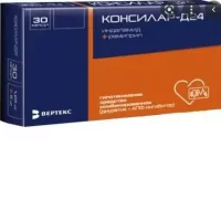 Ramipril, indapamide (Konsilar-D24) 0.625 mg + 2.5 mg - [30 capsules]