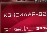 Ramipril, indapamide (Konsilar-D24) 0.625 mg + 2.5 mg - [60 capsules]