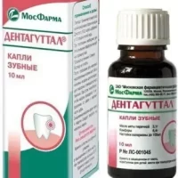 Peppermint oil, camphor, valerian (Dentaguttal) tooth drops - [10 ml vial]