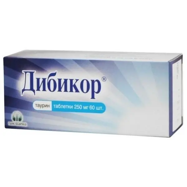 Taurine (Dibicor) 250 mg - [60 tablets]