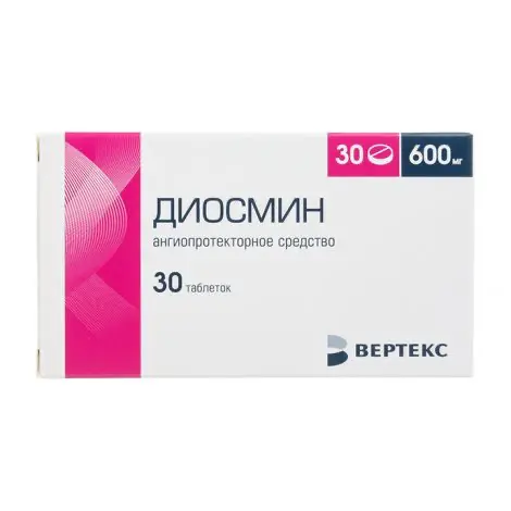 Diosmin Vertex 600 mg - [30 tablets]