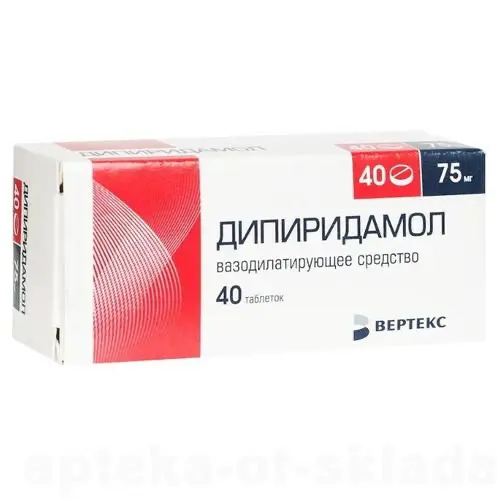 Dipyridamole 75 mg - [40 tablets]