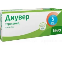 Torasemide (Diuver) 5 mg - [60 tablets]
