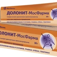 Heparin sodium, dexpanthenol, dimethyl sulfoxide (Dolonit-Mosfarma) gel - [30 g tube]