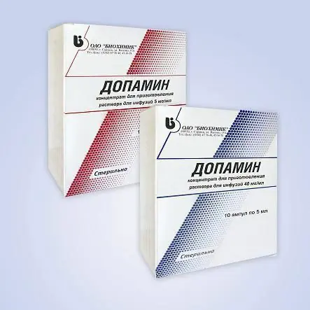 Dopamine infusions 40 mg/ml 5 ml - [10 ampoules]
