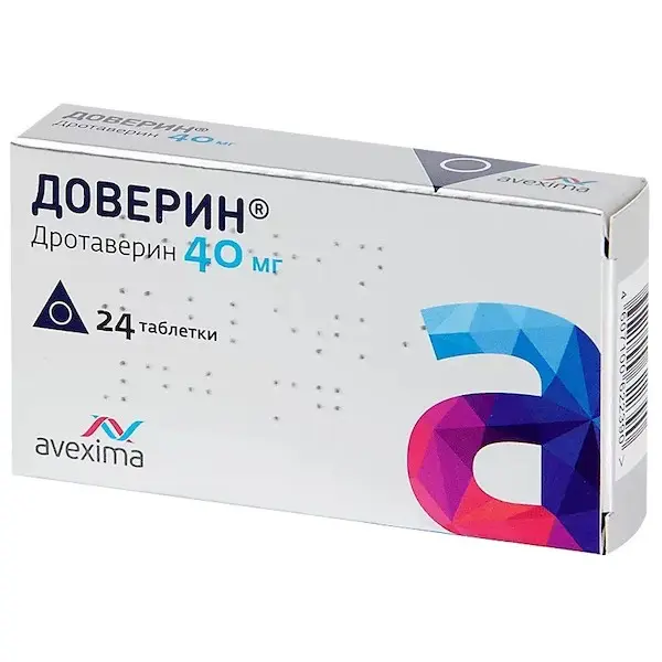 Drotaverine (Doverine) 40 mg - [24 tablets]