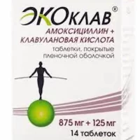 Ecoclav tablets 875 mg + 125 mg [14 tablets]