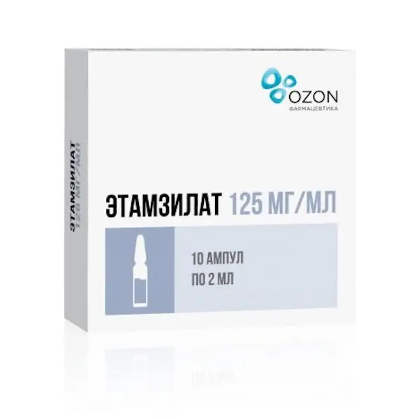 Etamsylate injections 125 mg/ml 2 ml [10 ampoules]