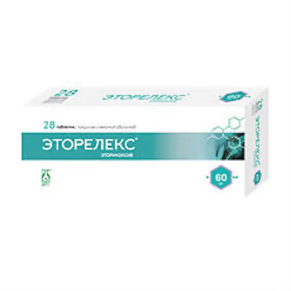 Etoricoxib (Etorelex) 60 mg - [28 tablets]