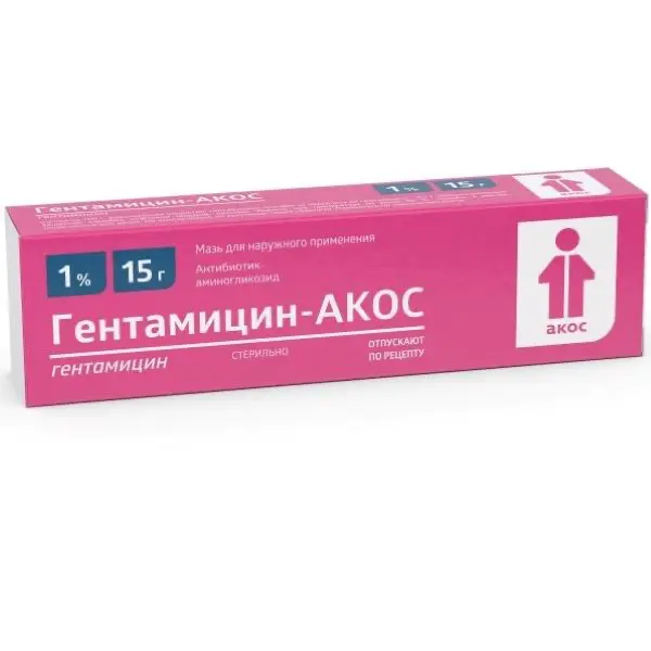 Gentamicin-AKOS ointment 0.1% - [15 g tube]