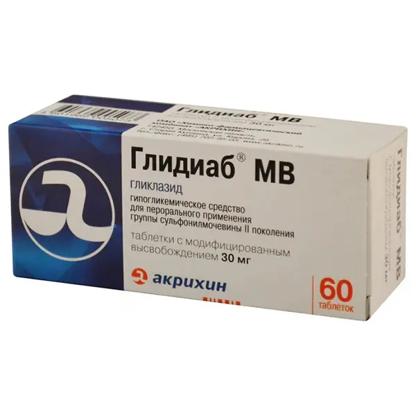 Gliclazide (Glydiab MR) XR 30 mg - [60 tablets]