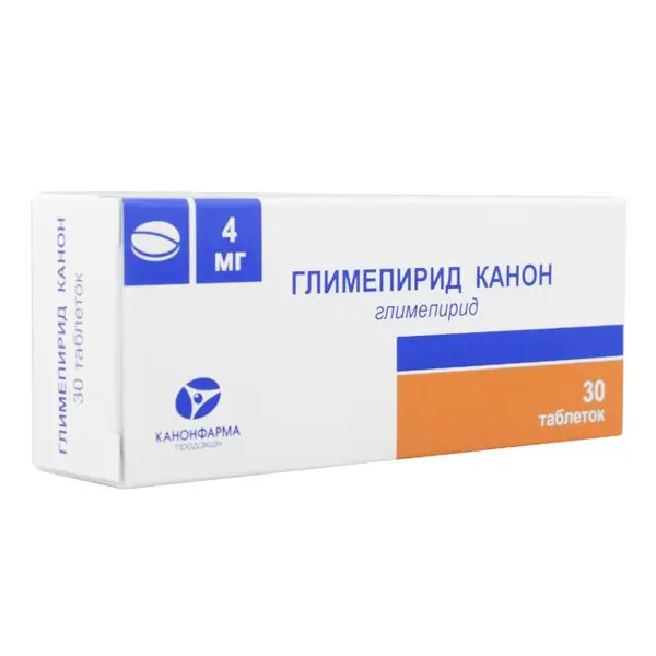 Glimepiride 4 mg - [30 tablets]