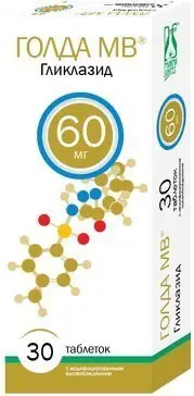 Gliclazide (Golda MB) XR 60 mg - [30 tablets]