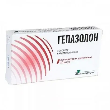 Heparin sodium, lidocaine, prednisolone (Hepazolon) rectal - [10 suppositories]