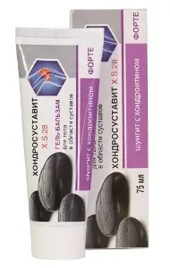 Glucosamine sulphate potassium (Natural pharmacy gel-balm for the body in the area of ​​the joints chondrosustavit) - [75 ml tube]