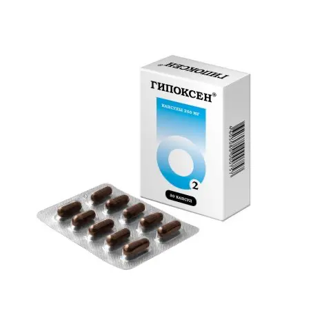 Sodium polydihydroxyphenylene thiosulfonate (Hypoxen) 0.25 g - [30 capsules]