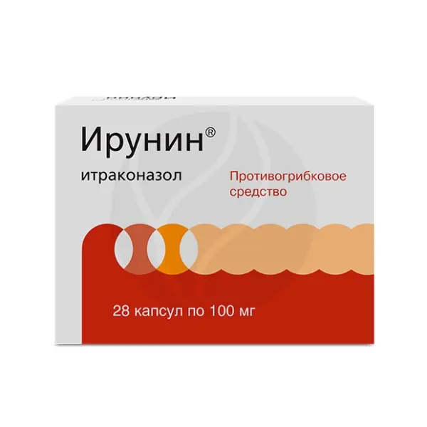 Itraconazole (Irunin) 100 mg - [28 capsules]