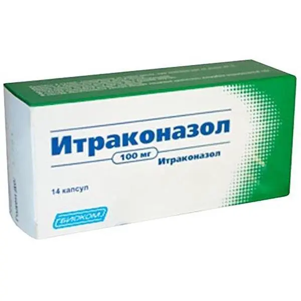 Itraconazole (Itrazol) 100 mg - [42 capsules]