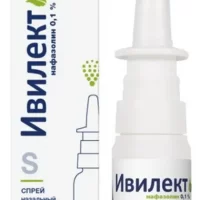 Naphazoline (Ivilect) nasal spray (with menthol and eucalyptus) 0.1% - [10 ml vial]